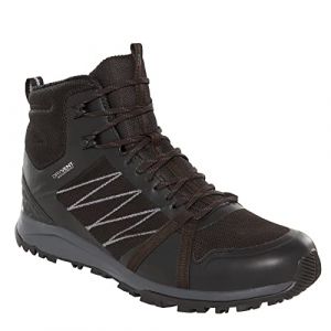 THE NORTH FACE - Men's Litewave Fastpack II Waterproof Shoes - Mid-Rise - TNF Black/Ebony Grey