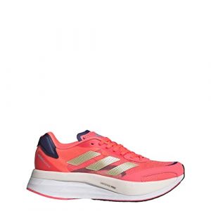 adidas Adizero Boston 10 Turbo/Sandy Beige Metallic/Legacy Indigo 7.5 B (M)