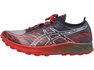 ASICS Fuji Speed Men's Shoes Black/Cherry Tomato