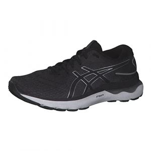 ASICS Gel Nimbus 24 Womens Running Shoes Road Black/Silver 4 (37)