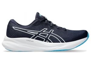 ASICS Mens Gel Pulse 15 Road Running Shoes Midnight/White 9 (44)