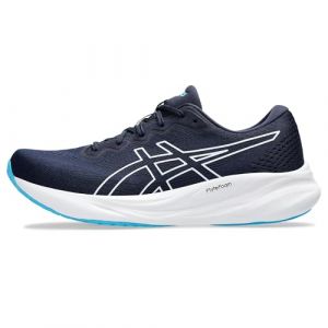 ASICS Mens Gel Pulse 15 Road Running Shoes Midnight/White 10 (45)