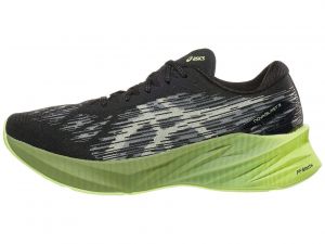 ASICS Novablast 3 Men's Shoes Black/Dried Leaf Green