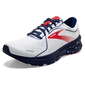 Brooks Adrenaline GTS 21 White/Peacoat/Coral 9.5 B (M)