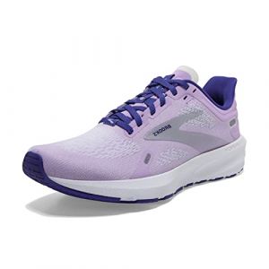 Brooks Women?s Launch 9 Neutral Running Shoe - Lilac/Cobalt/Silver - 7