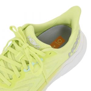 Hoka One One Womens Arahi 6 Textile Citrus Glow White Trainers 4 UK