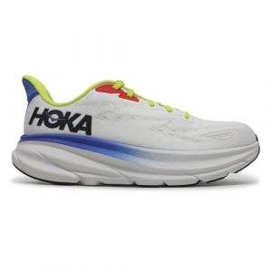 Hoka Clifton 9 Running Shoes Man White Blue