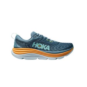 Hoka Gaviota 5 Grey Orange Shoes SS24