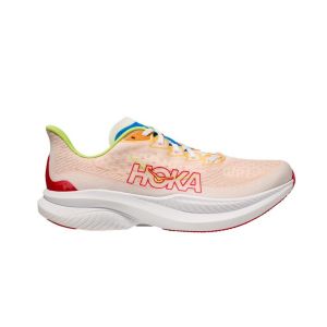 Shoes Hoka Mach 6 White Red AW24