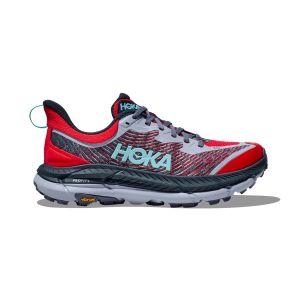 Hoka Mafate Speed 4 Red Gray AW24 Women's Shoes