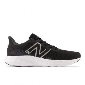 New Balance Men's 411v3 in Black/Grey Synthetic