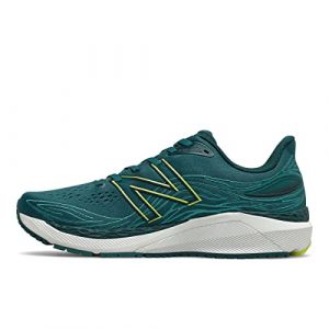 New Balance Fresh Foam X 860 V12 Running Shoe - Mountain Teal/Sulphur Yellow - 10 - Regular