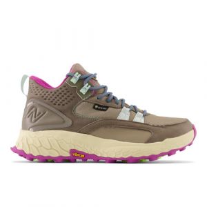 New Balance Women's Fresh Foam X Hierro Mid Gore-Tex® in Grey/Brown/Green Leather