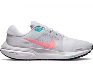 NIKE Vomero 16 Women's Running Trainers Sneakers Fashion Shoes DA7698 (White/Pure Platinum/Dynamic Turquoise/Lava Glow 101) UK5.5 (39)