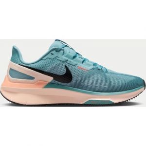 Nike Women's Structure 25 Road Running Shoes - Denim Turquoise/Crimson Tint/Light Wild Mango/Black - UK 7 - Blue