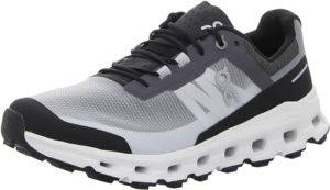 On Men's Cloud 5 Textile Synthetic Black White Trainer 49 EU