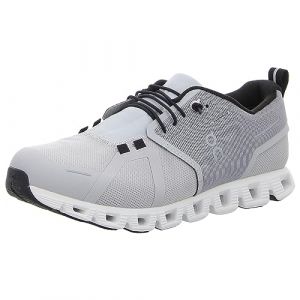 On Mens Cloud 5 Waterproof Textile Synthetic Glacier White Trainers 8.5 UK