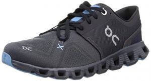 ON Mens Cloud X 3 Textile Synthetic Eclipse Magnet Trainers 9.5 UK