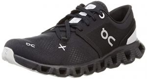 On Mens Cloud X 3 Textile Synthetic Black Trainers 10 UK