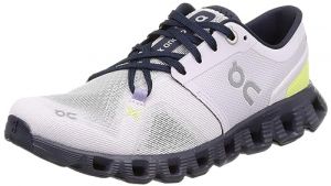 On Womens Cloud X 3 Textile Synthetic Orchid Iron Trainers 6.5 UK