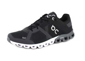 ON Running Mens Cloudflow Running Shoes - Black/Asphalt - 11.5 UK