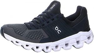 ON Womens Cloud Swift Performance Trainers Black 6 UK