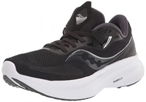 Saucony Guide 15 Women's Running Shoes (D Width) Black White