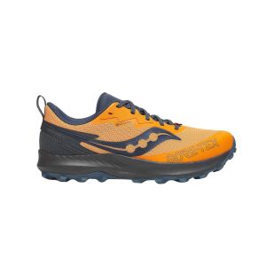 Saucony Peregrine 14 GTX Orange Navy AW24 Running Shoes