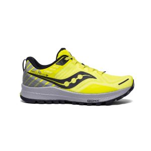 Saucony Xodus 11 Running Shoes Yellow Gray AW21