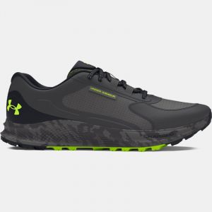 Men's  Under Armour  Bandit Trail 3 Running Shoes Castlerock / Anthracite / High Vis Yellow 7.5