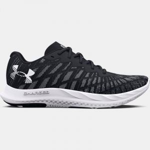 Men's  Under Armour  Charged Breeze 2 Running Shoes Black / Jet Gray / White 8