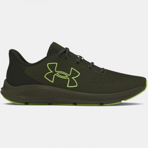 Men's  Under Armour  Charged Pursuit 3 Big Logo Running Shoes Marine OD Green / Baroque Green / Morph Green 8