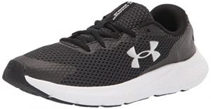 Under Armour Charged Rogue 3 Trainers Womens Runners Black/Silver 6.5 (40.5)