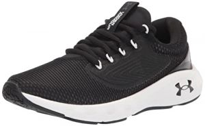 Under Armour Charged Vantage 2 Womens Trainers Runners Black/White 8 (42.5)