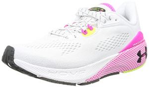 Under Armour HOVR Machina 3 Womens Running Shoes White/Pink 5 (38.5)