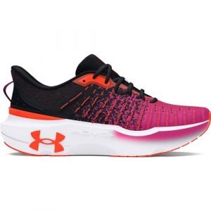 Under Armour Infinite Elite Running Shoes Womens Road Black Pink Fir 6 (40)