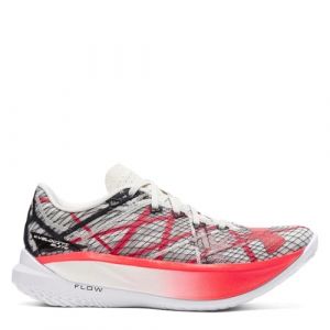 Under Armour Mens Velociti Elite 2 Road Running Shoes White/Red 7 (41)