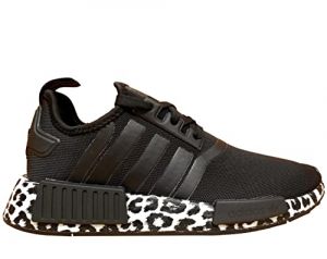 adidas Originals Womens NMD_R1 Sneakers (Black Leopard