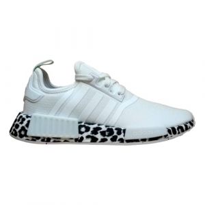 adidas Originals Women's NMD_R1 Sneaker (White Black Leopard Print