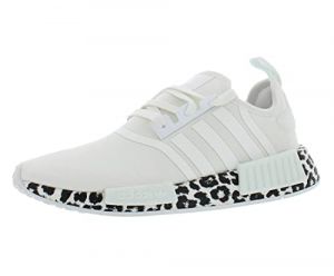 adidas Originals Women's NMD_R1 Sneaker (White Black Leopard Print