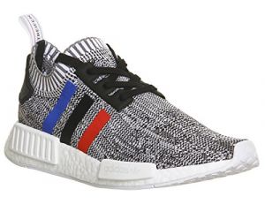 adidas NMD R1 Prime Knit White Core Red Core Black - 5 UK