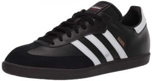 adidas Men Shoes Lifestyle Samba Leather Casual Sneakers Black Suede New (EU 46 2/3 - UK 11.5 - US 12)