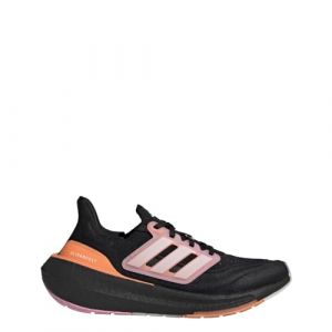 adidas Womens Ultraboost Ultra Boost Light Running Sneakers Shoes - Black