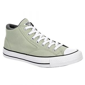 Converse Unisex Chuck Taylor All Star Malden Street Mid High Canvas Sneaker - Lace up Closure Style - Sage/Cyber Grey/White 13