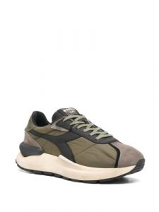 Diadora Heritage Mercury Elite 180469 Unisex Casual Sneaker Leather Mixed Black/White