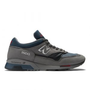 New Balance Unisex Made in UK 1500 - Iconic Influences in Grey/Blue/Red Suede/Mesh