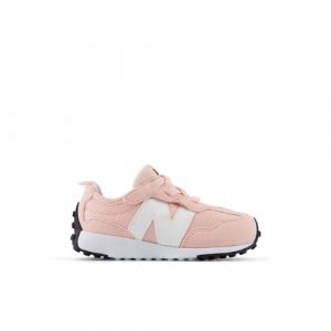 New Balance Kids' 327 NEW-B HOOK & LOOP in Pink/White Synthetic