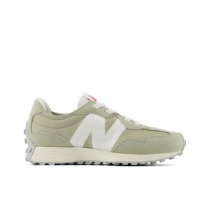 New Balance Kids' 327 in Green/White Synthetic