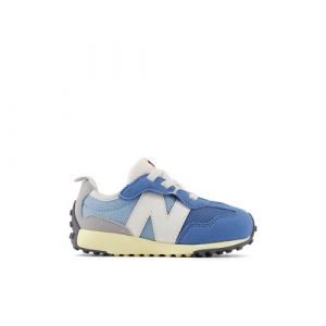 New Balance Kids' 327 NEW-B HOOK & LOOP in Blue/Grey Synthetic