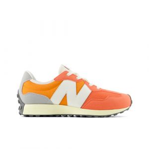 New Balance Kids' 327 in Red/Grey Synthetic